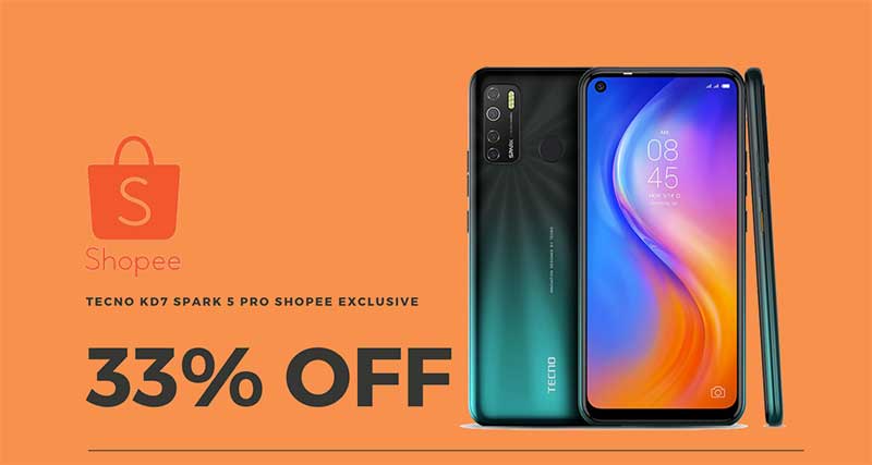 Tecno KD7 Spark 5 Pro 4 GB