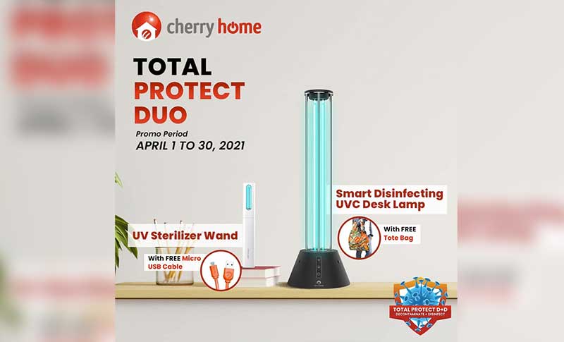 Cherry Home Smart UVC Disinfecting Desk Lamp