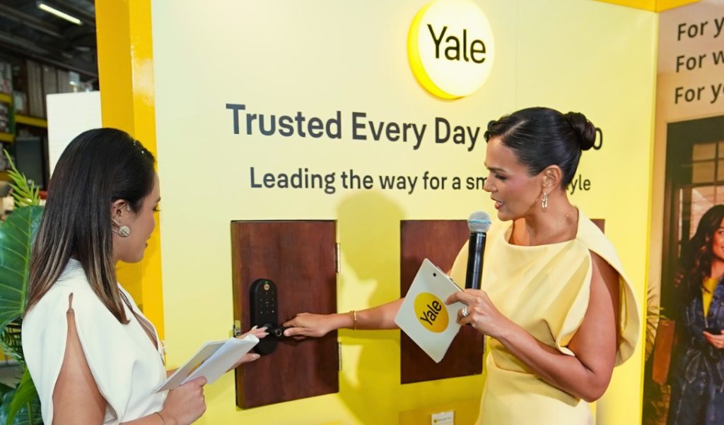 Iza Calzado Unlocks Yale Smart Home Security at the Wilcon Depot Balintawak Pop-Up