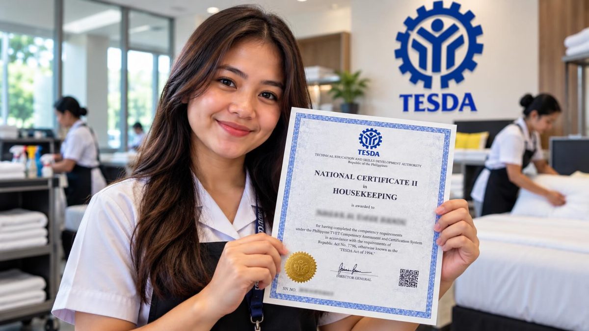 TESDA Housekeeping NC II Scholarship 2026: Requirements, ₱160 Allowance, and How to Apply