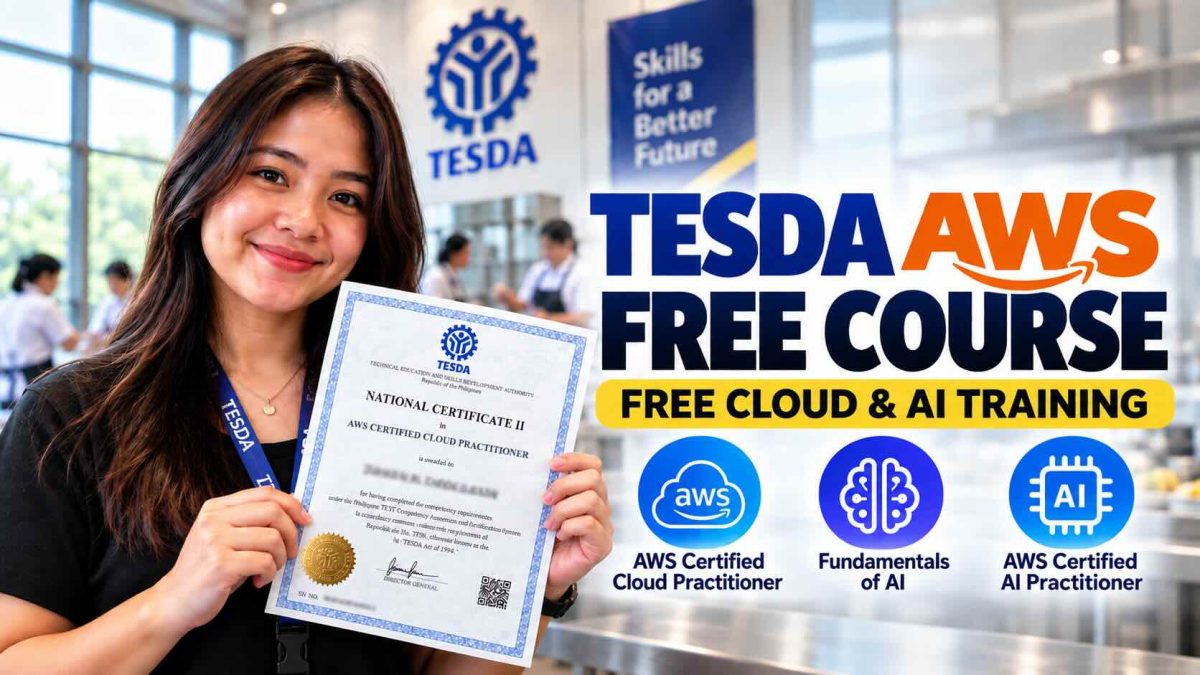 TESDA AWS Free Courses: Get Certified in AI and Cloud for ₱0